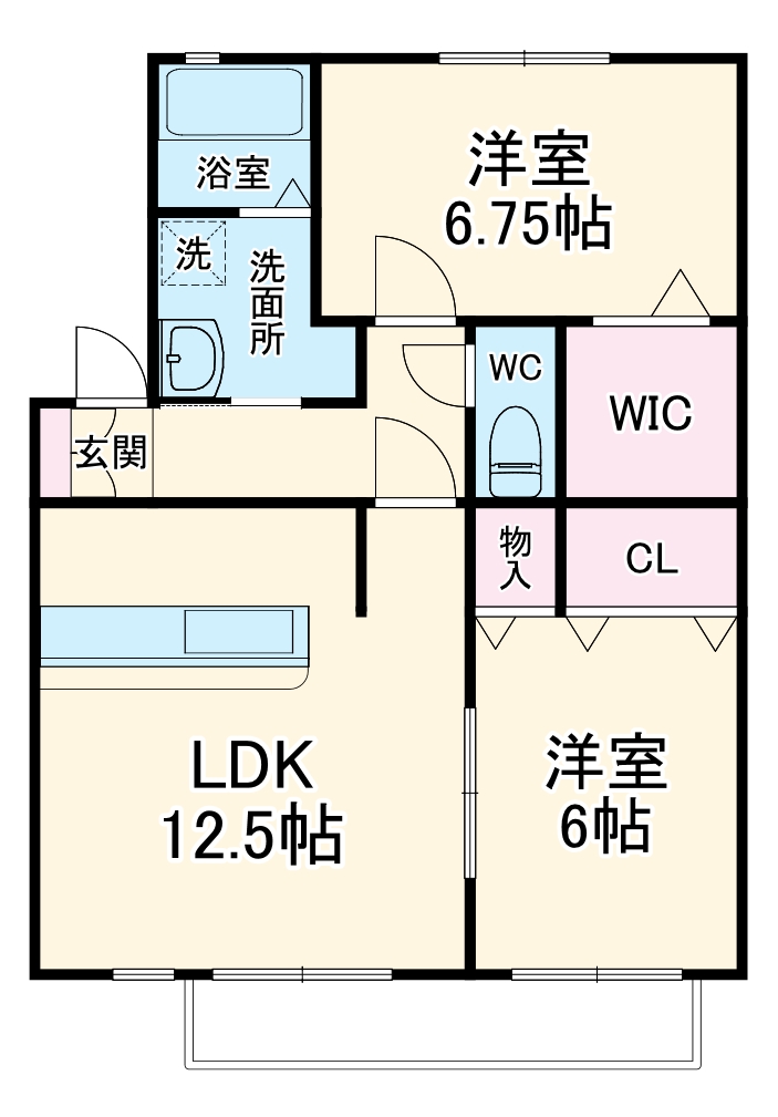 グリーンハウスの間取り