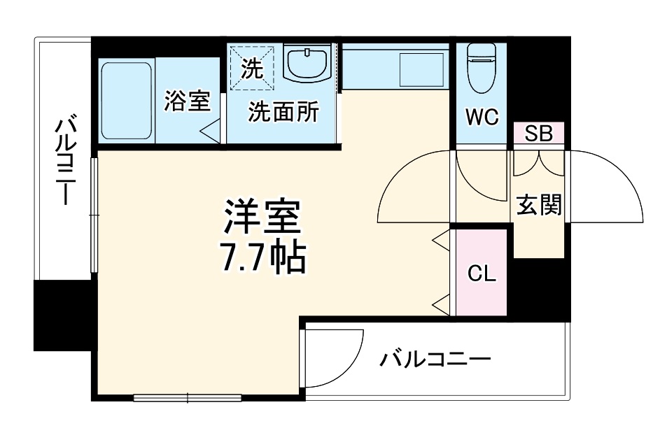 プレサンス名古屋STATIONザ・シティの間取り