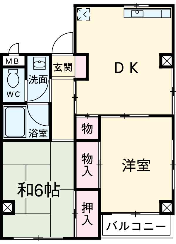 大貫マンションの間取り