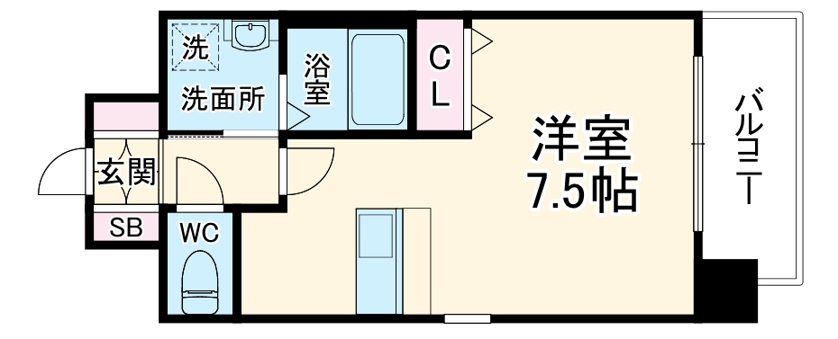 プレサンス名古屋STATIONザ・シティの間取り