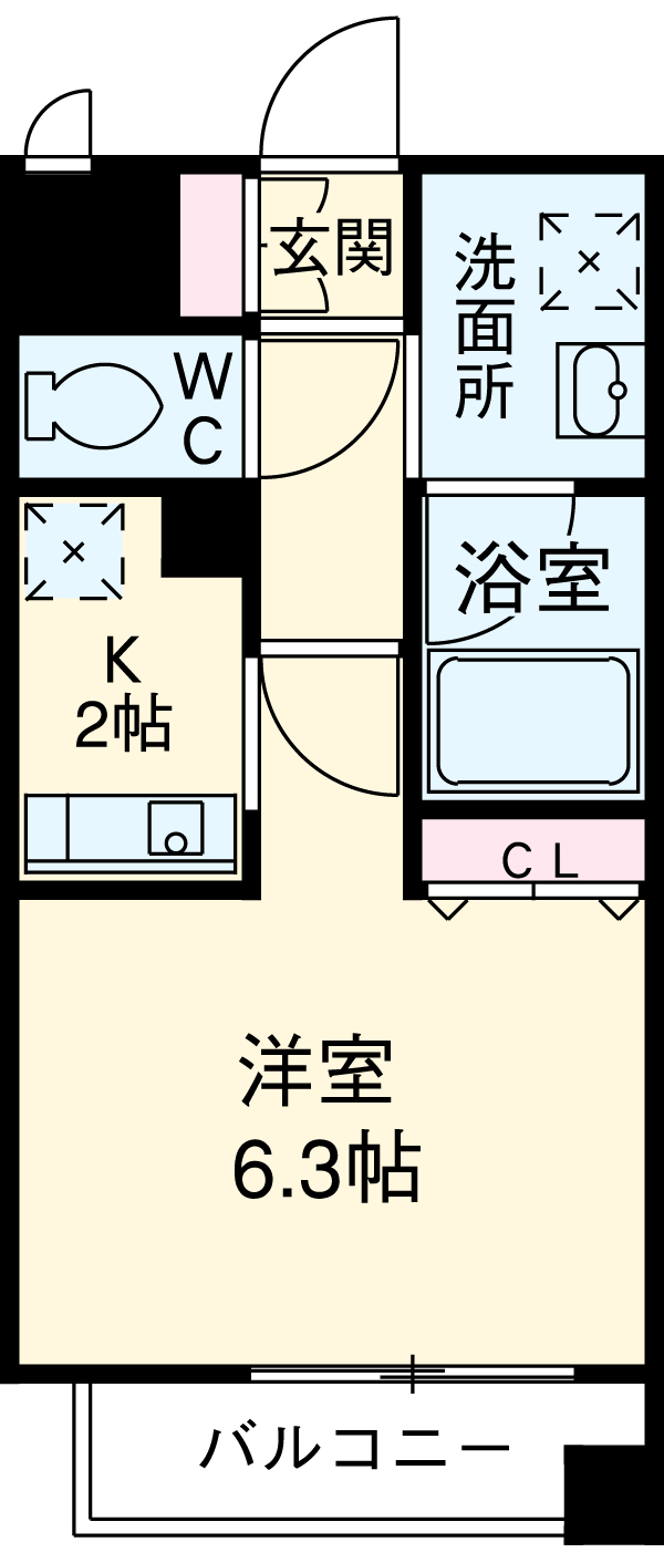 レジデンシア カルマールの間取り