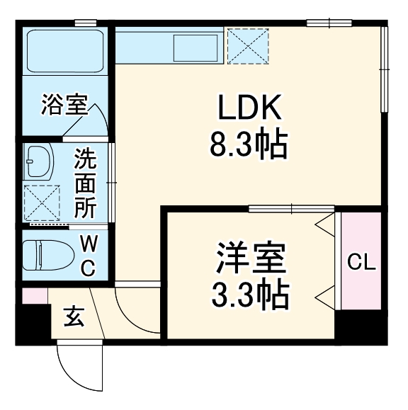 Avance名駅通の間取り