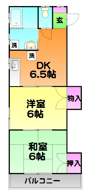 五月ビルの間取り