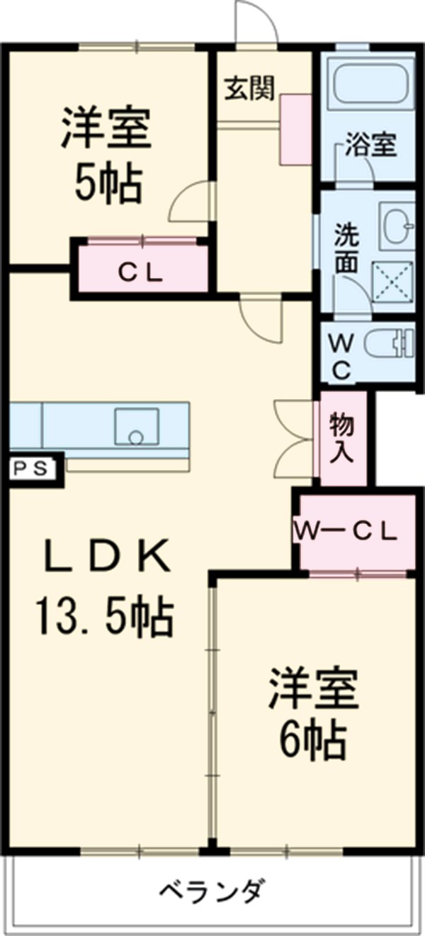 第3サンハイツ大森の間取り