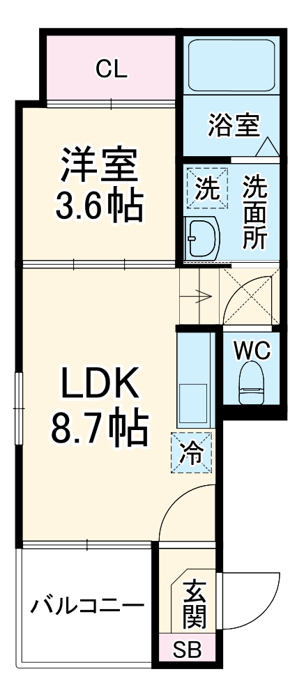 Seven season 八田の間取り