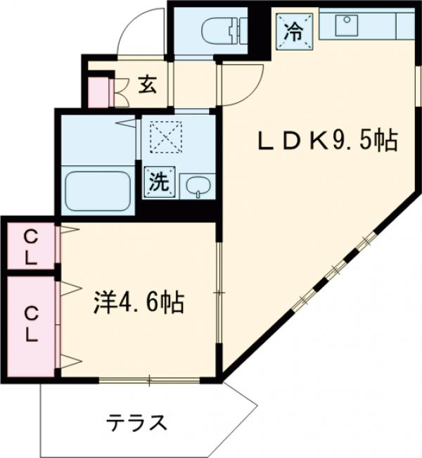 ピオニー綾瀬の間取り