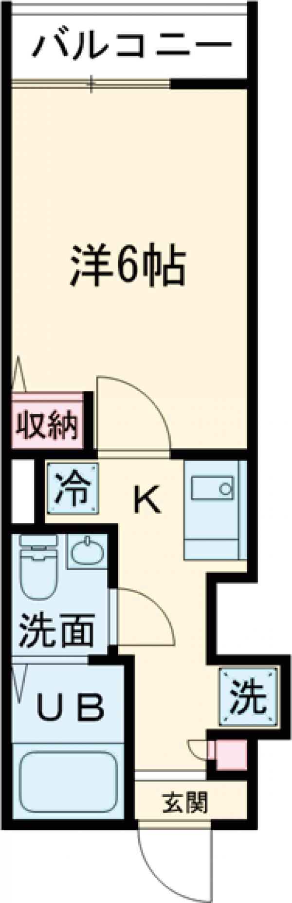 サザンフロント六町の間取り