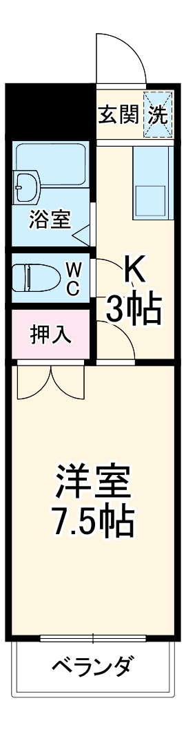ダックス中平の間取り