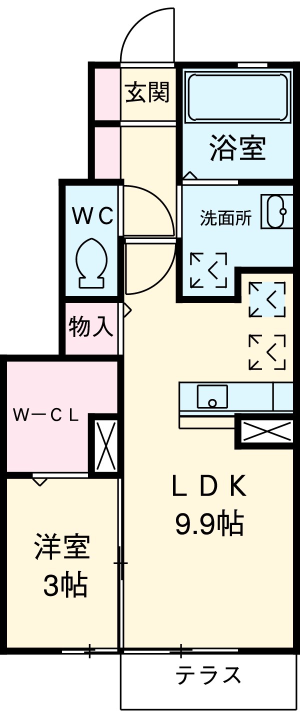 清風館の間取り