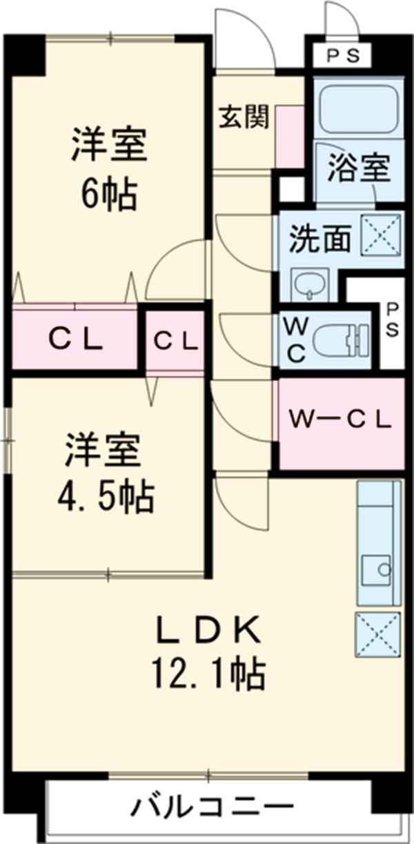 カドヤパレスの間取り