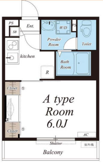 リブリ・ウィスタリアⅡの間取り