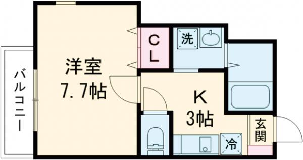 アーク小岩WESTの間取り