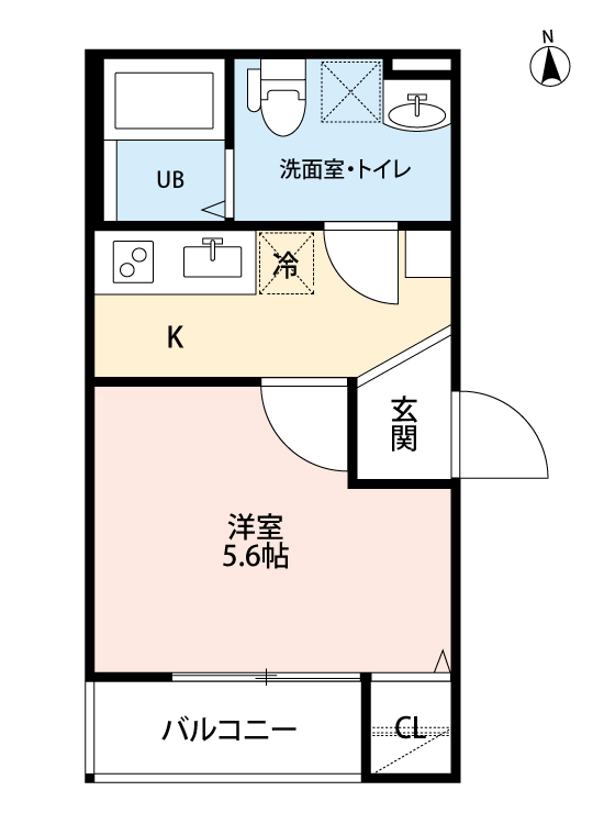 クラスティーネ中村町の間取り