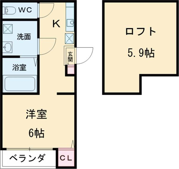 ハーモニーテラスケーの間取り