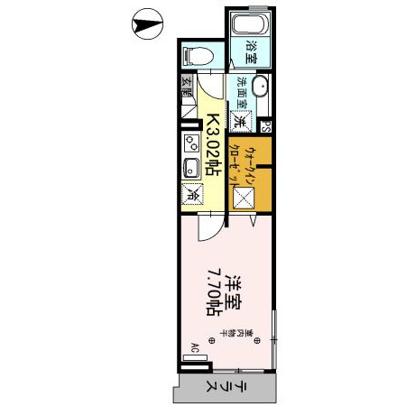 ラピス綾瀬の間取り