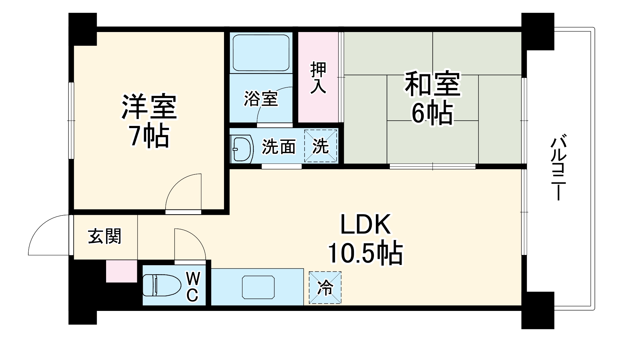 ハウス大屋敷の間取り