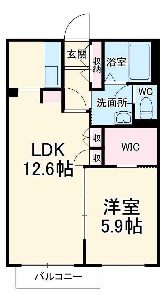 パーマネントの間取り