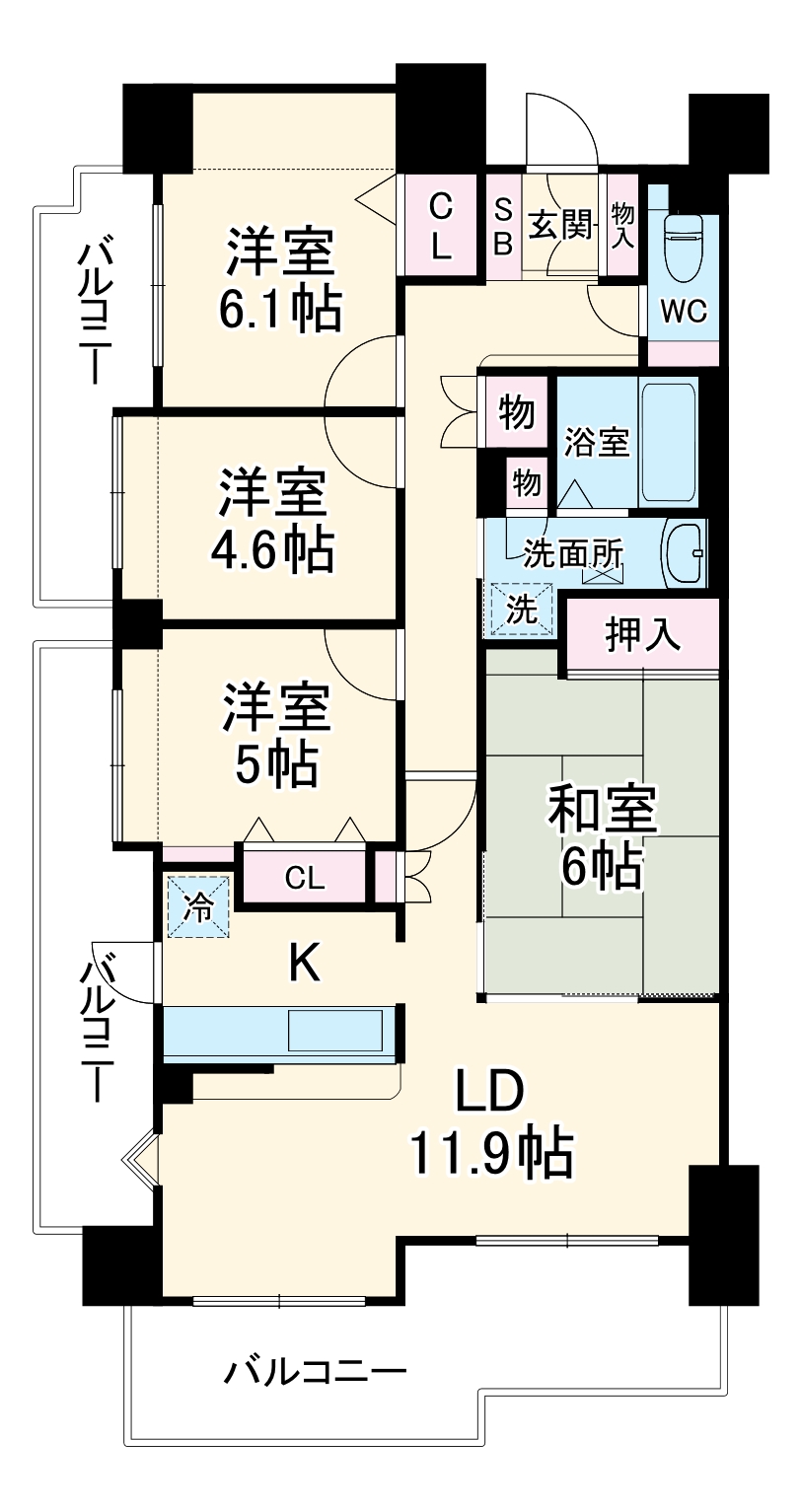 グランドメゾン小幡緑地の間取り