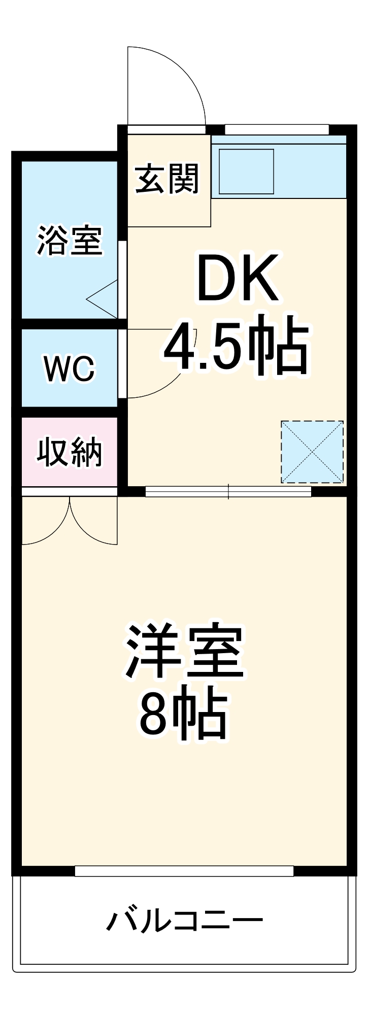ドミール藤Ⅰの間取り