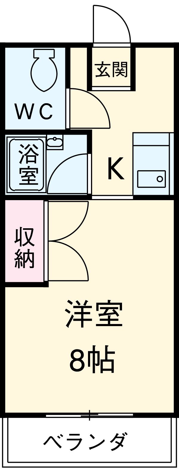 グリーンハイツ畑江の間取り