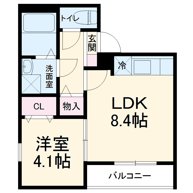 カステッロ塩池の間取り