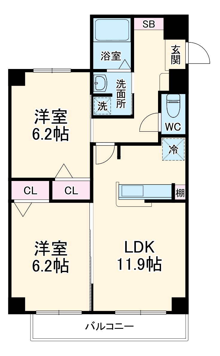 La mia casaの間取り
