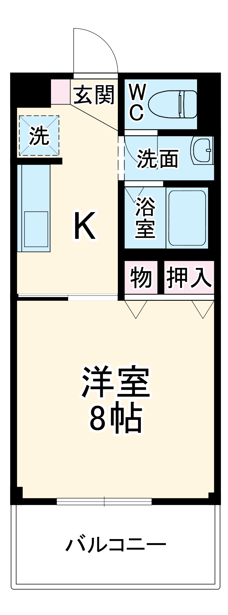 リバーフィールド山口の間取り