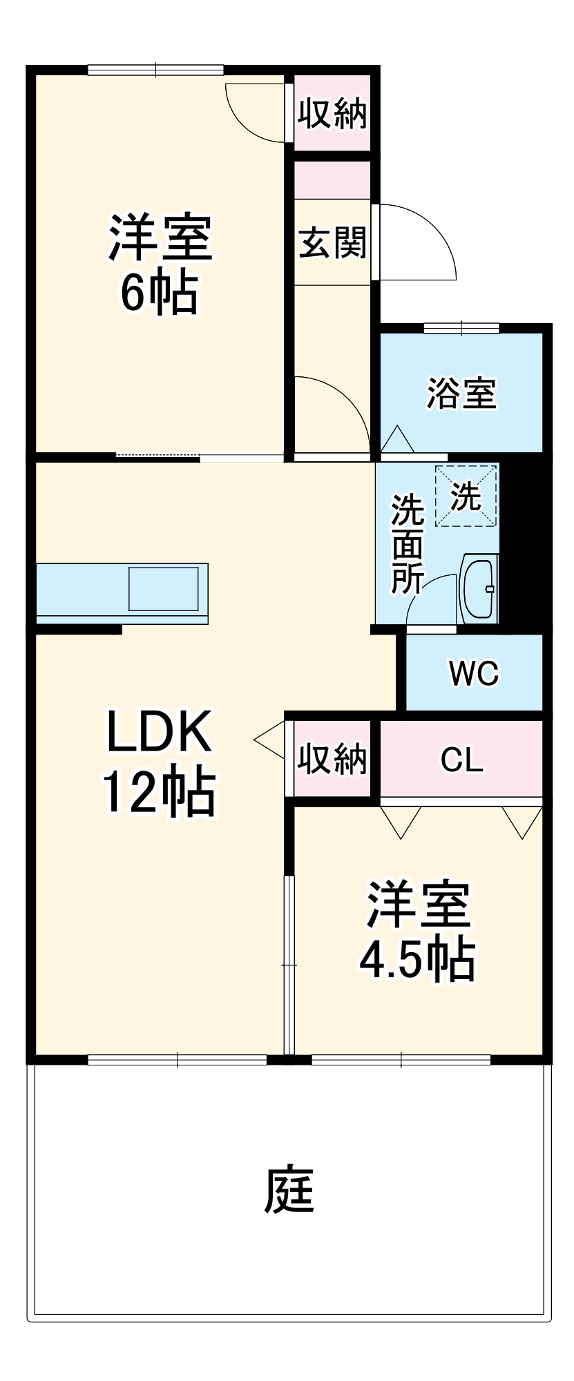 ハイツ平山の間取り