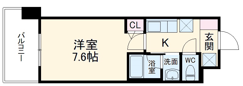 CITY SPIRE 名古屋本陣の間取り