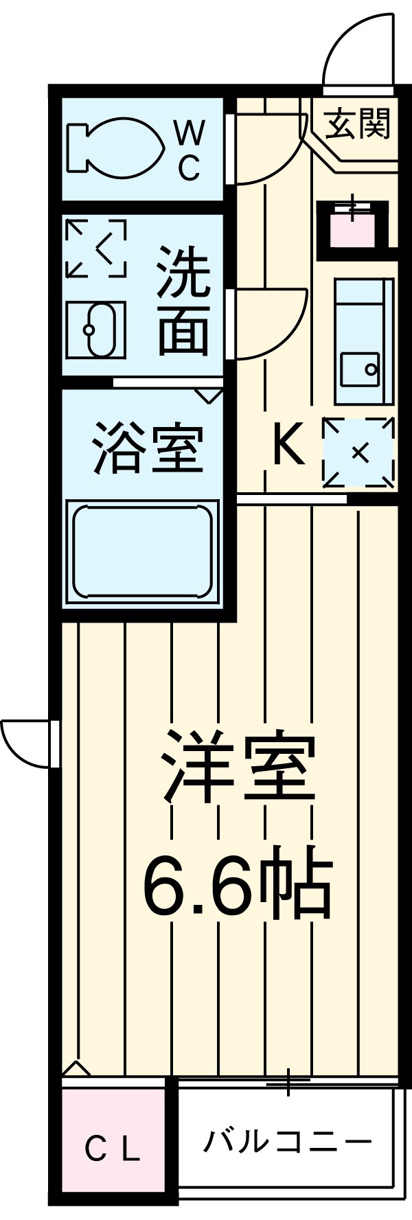 ラルーチェの間取り