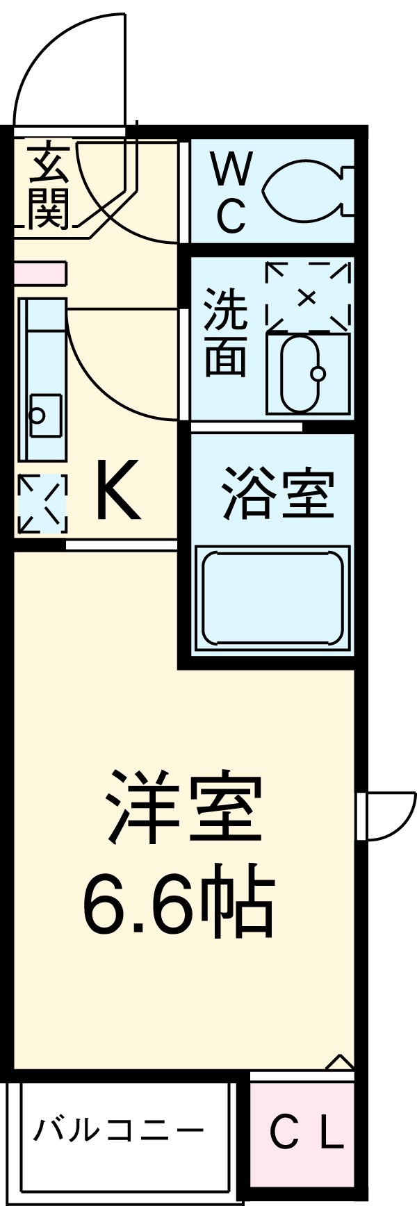 ラルーチェの間取り