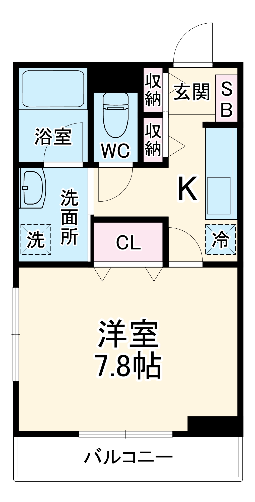 jyuto勝田台の間取り