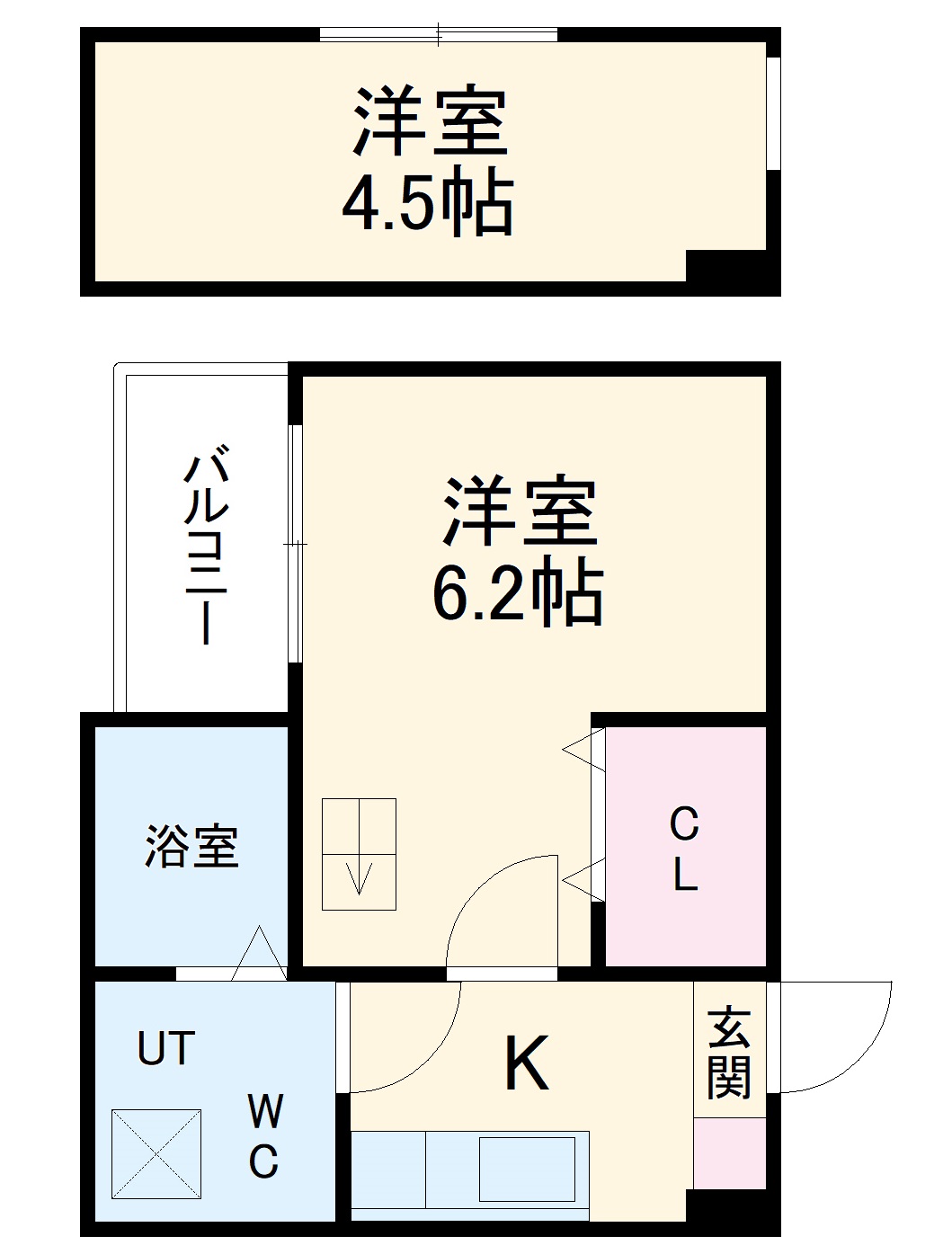 リヴェール小幡南の間取り
