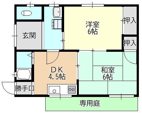高島町188貸家の間取り