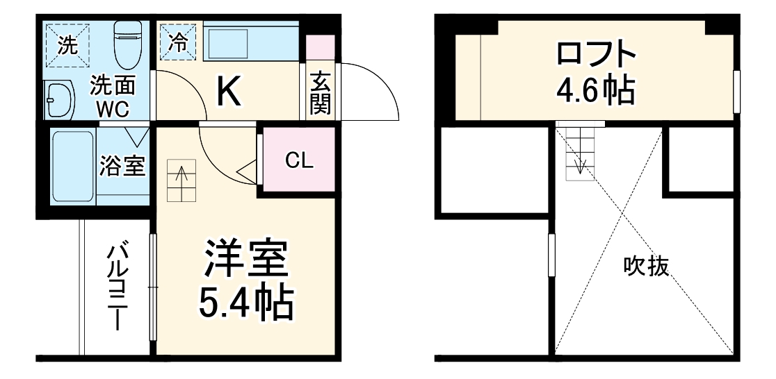 la Balance 小幡南の間取り