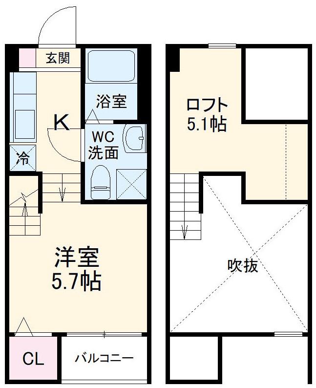 St ZUCCAの間取り