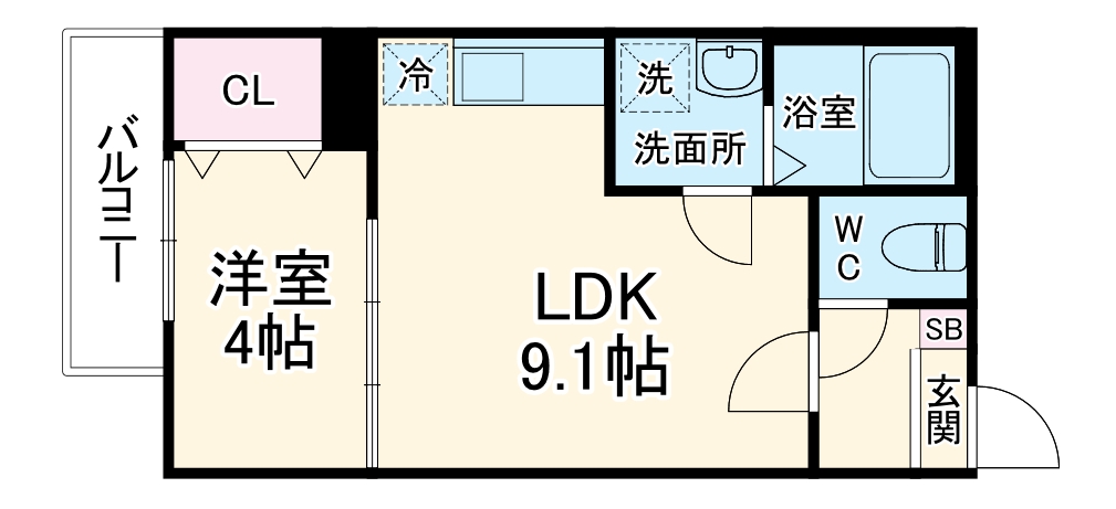 メゾンシエルの間取り