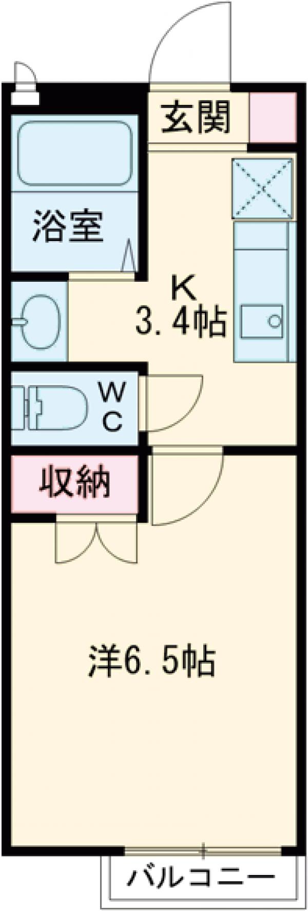 アーカスKⅥの間取り