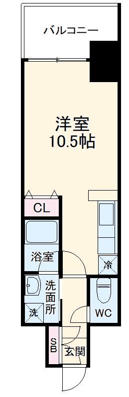 AMBER HOUSE Horitaの間取り