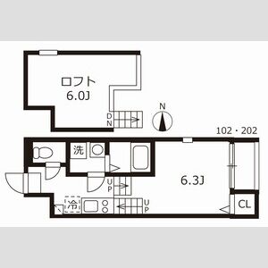 ハーモニーテラスワカの間取り