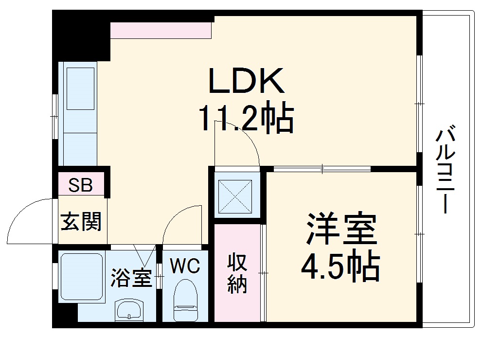 シーズンコート春田の間取り