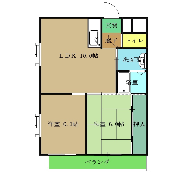 クレールモリの間取り