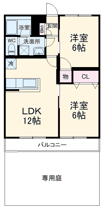 清和ハイツの間取り