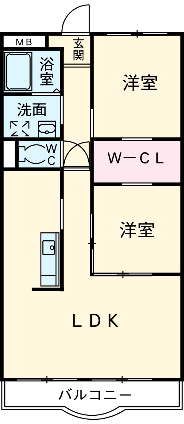 アーバンハイツの間取り