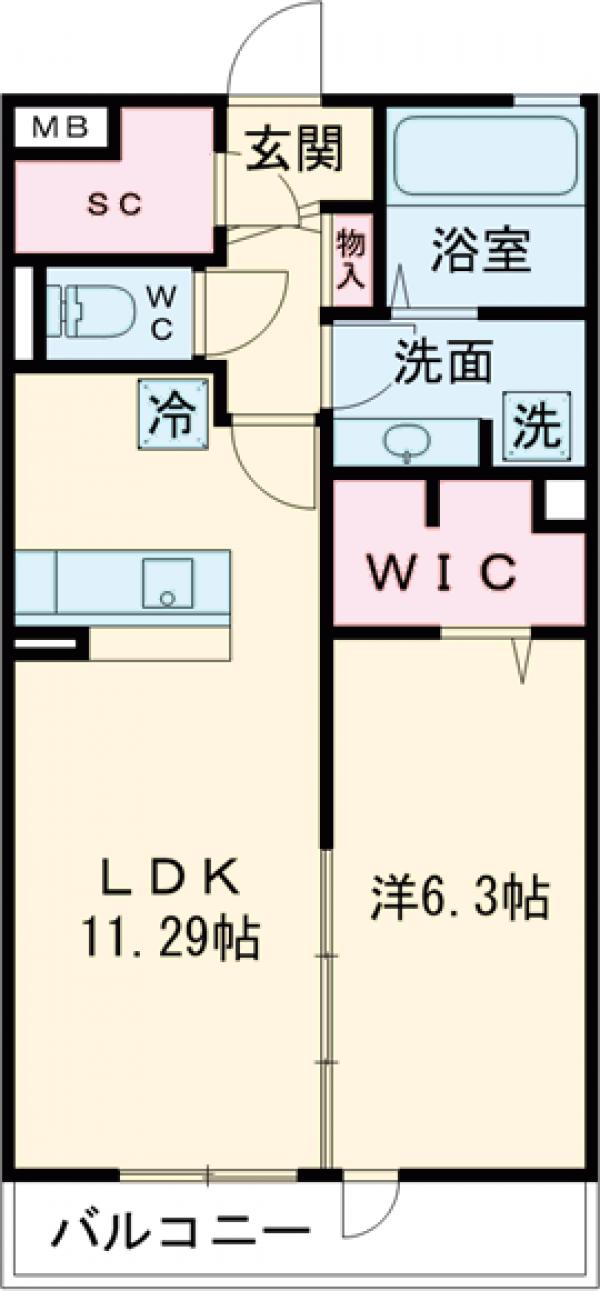 ボヌールメゾンの間取り
