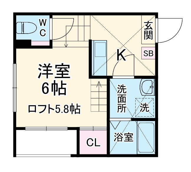ハーモニーテラス鳥栖の間取り