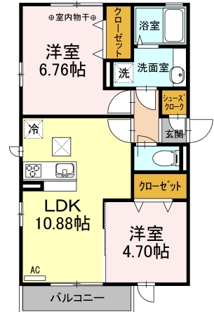 アンジェリカの間取り