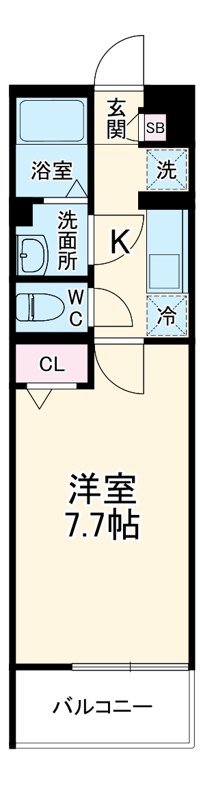 リブリ・パティオの間取り