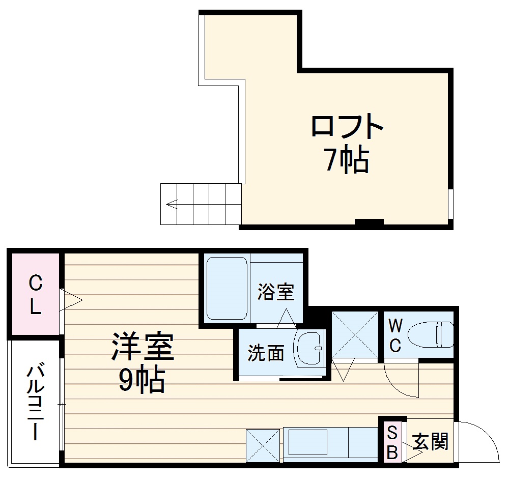 MUSE箱崎の間取り