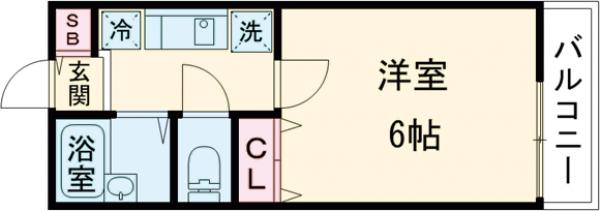 SEMIFUSAの間取り